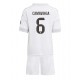 Tanie Strój piłkarski Real Madrid Eduardo Camavinga #6 Koszulka Podstawowej dla dziecięce 2025-26 Krótkie Rękawy (+ szorty)
